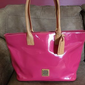 Dooney & Bourke Patent Leather hot pink bag